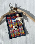 Hand Embroidered Key Fob