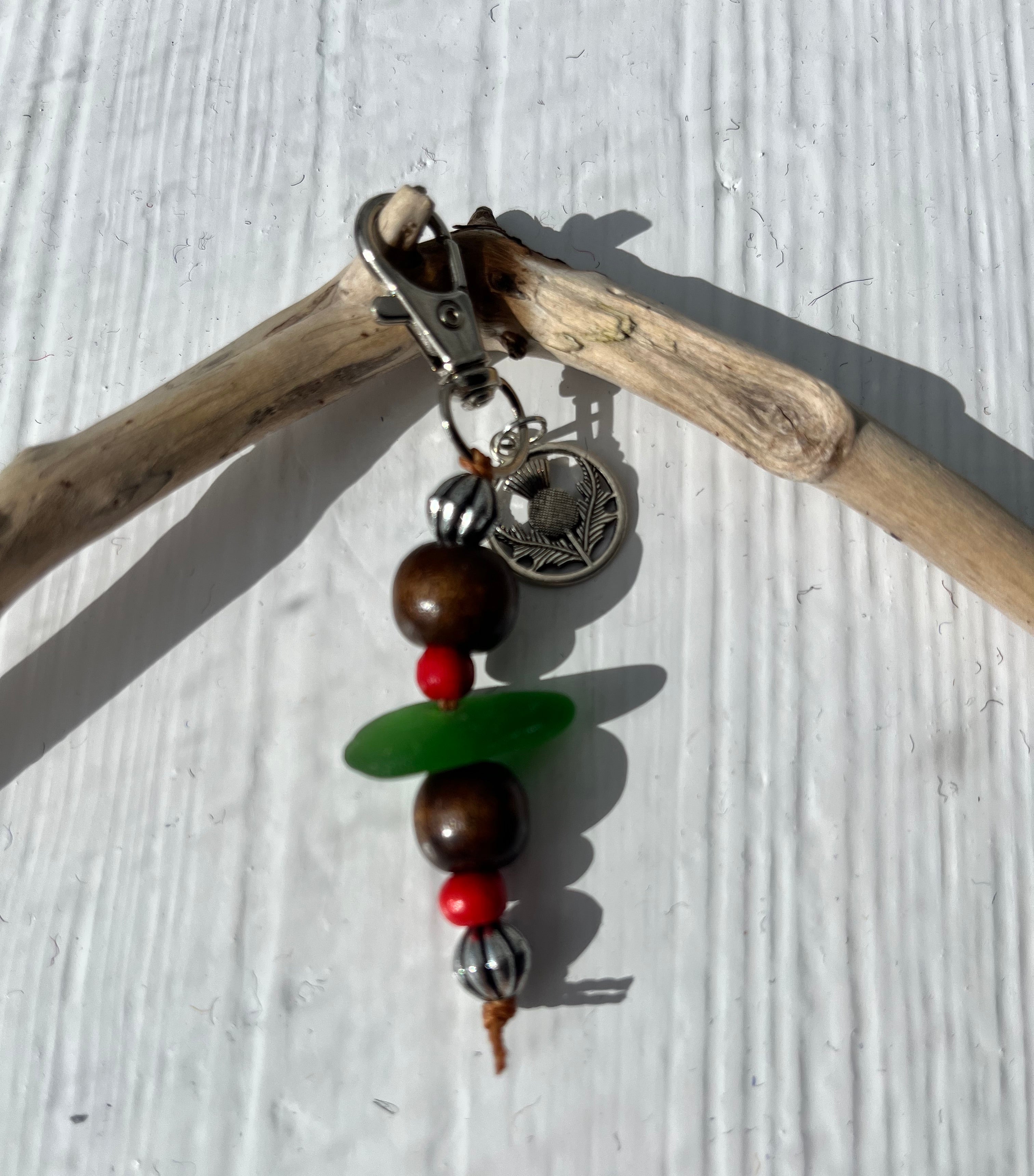 Beaded Tidal Treasure Zipper Pull